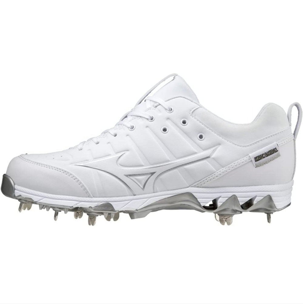 Mizuno All-White Athletic Cleats